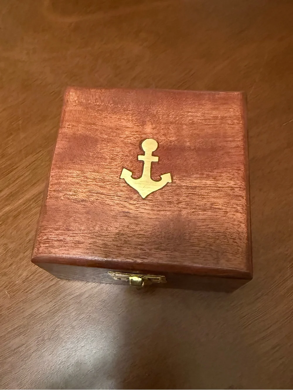 NEW Set of 4 Rope Coasters w/ Anchor Box Nautical Home Decor Bar Accessories